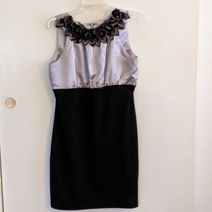 Gorgeous Tiana B black and silver cocktail dress